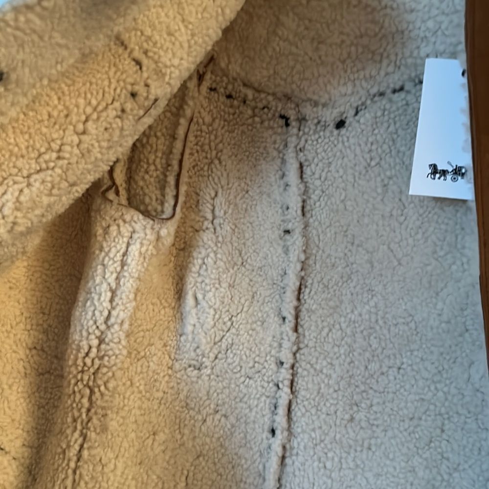 Coach Shearling Jacket - Picture 5 of 6